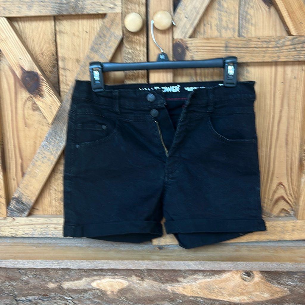 Juniors Black Wallflower Brand HighRise Denim Shorts Juniors Black Wallflower Brand HighRise Denim Shorts